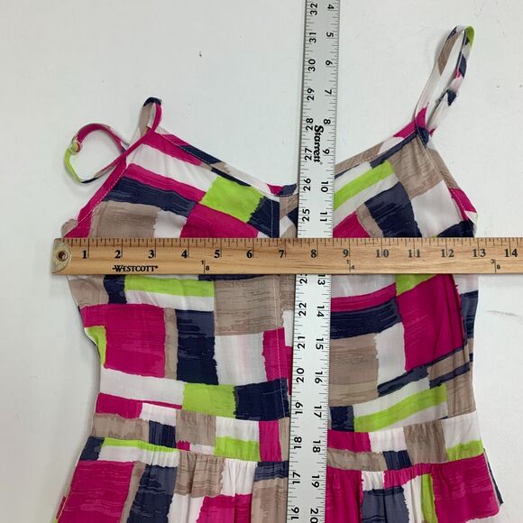 Splendid Geo Pattern Cami Dress Womens XS Extra Small Lined Adjustable Straps - Picture 9 of 16